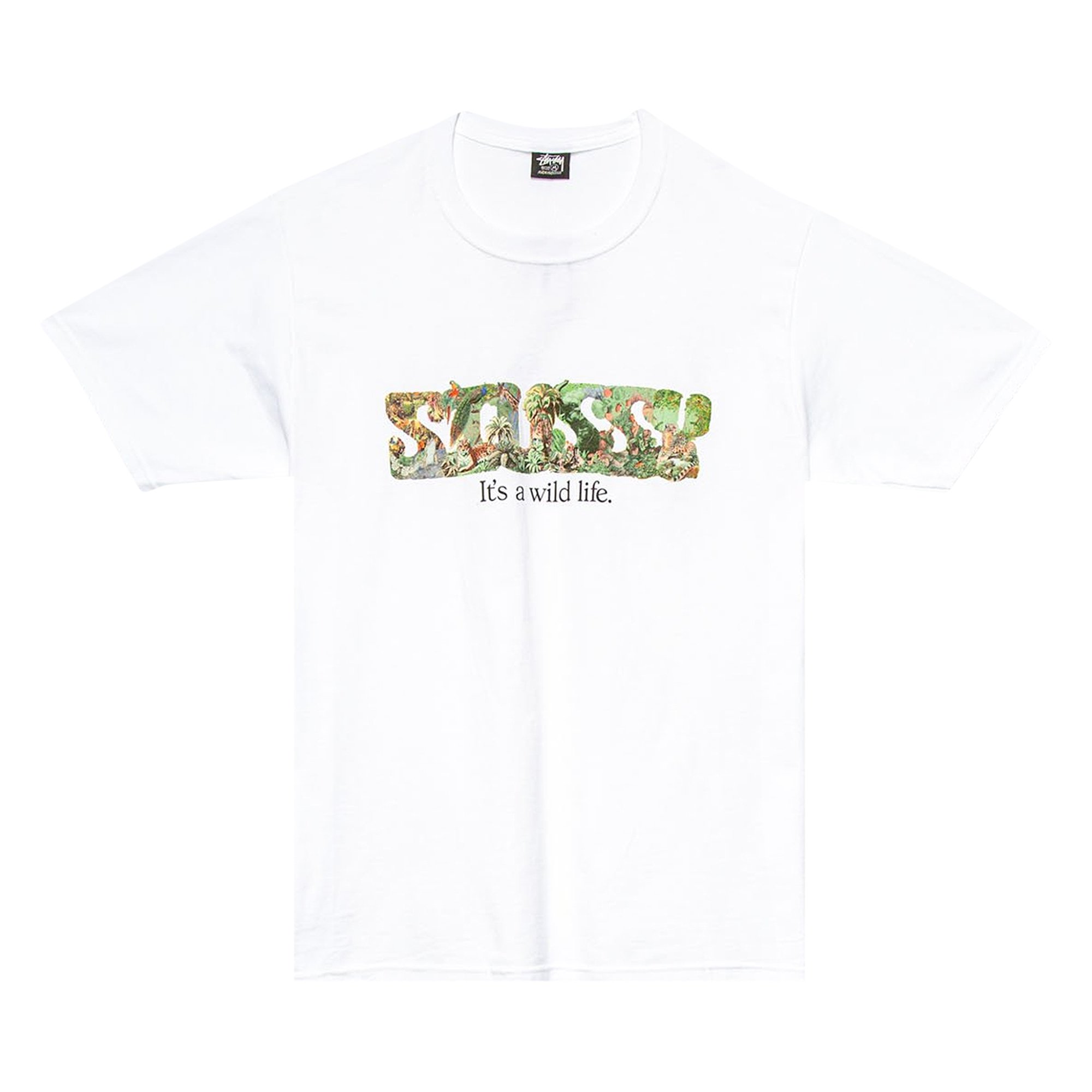 Stussy It's A Wild Life Tee 'White'