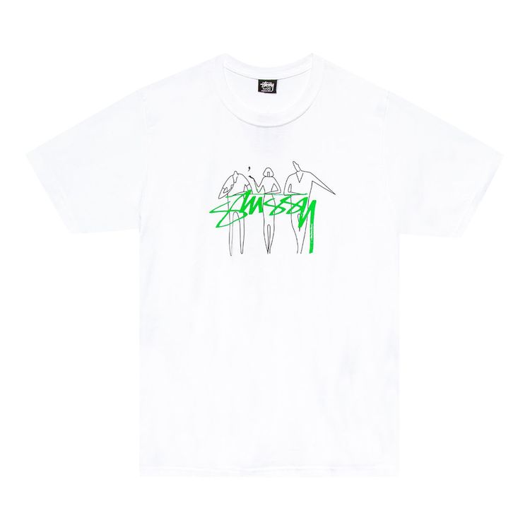 Stussy 3 People Tee White
