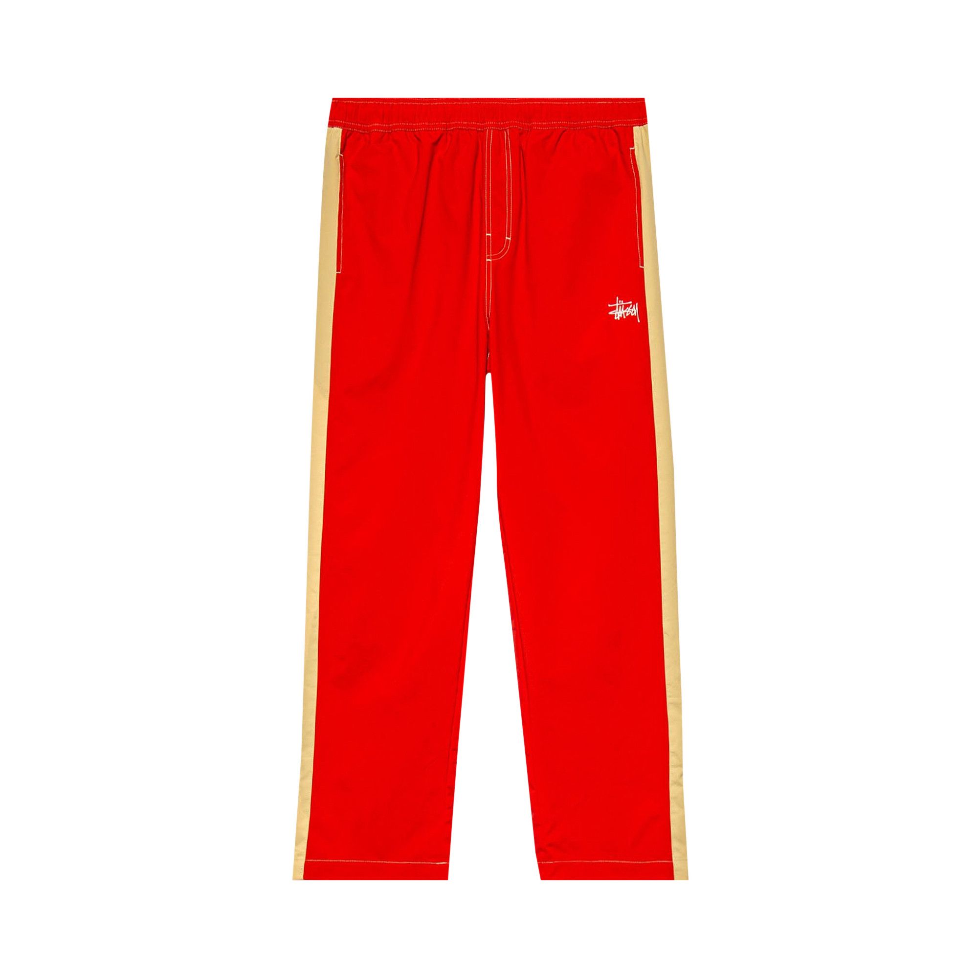 Stussy red outlet track pants