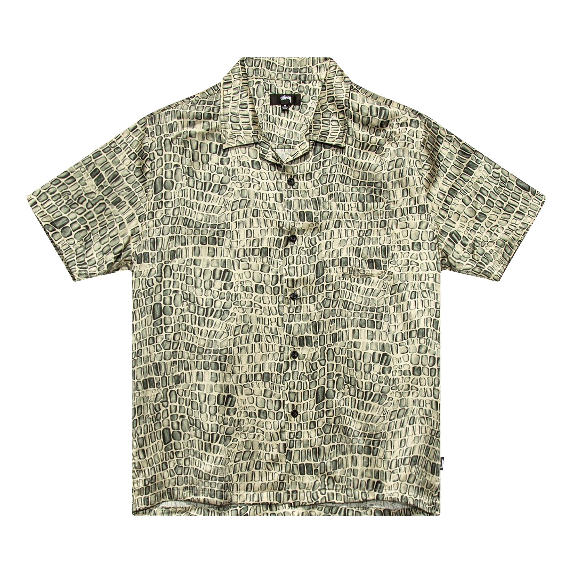 トップス STUSSY SWIRLY S SILK SHIRT Stussy Silk Striped Shirt M | eBay