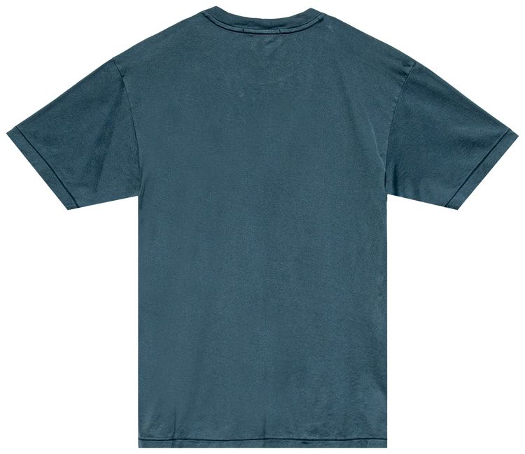 Stone Island Logo T Shirt Cobalt Blue