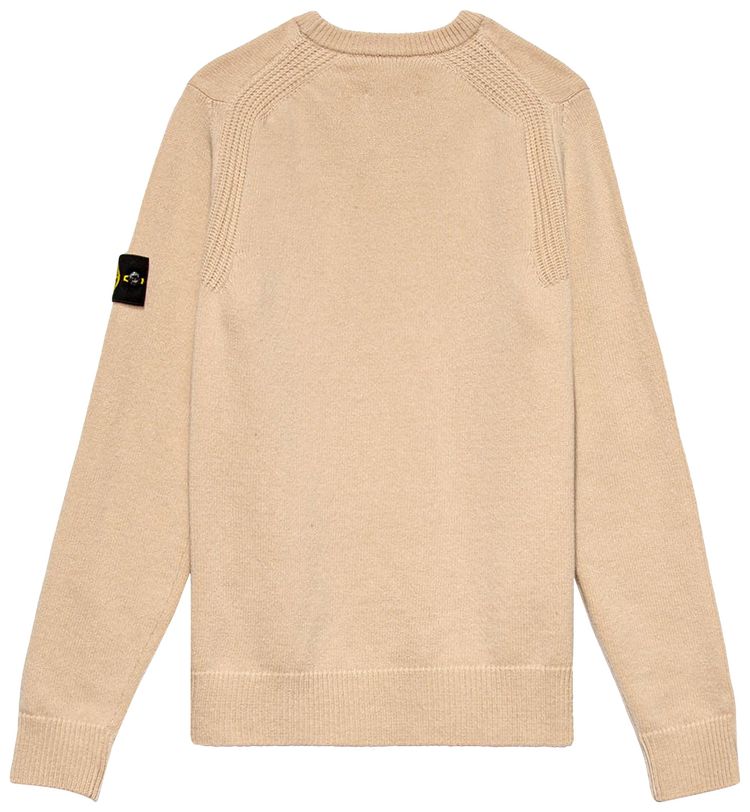 Stone Island Badge Logo Sweater Antique Rose