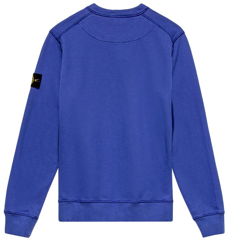 Stone Island Badge Logo Crewneck Periwinkle