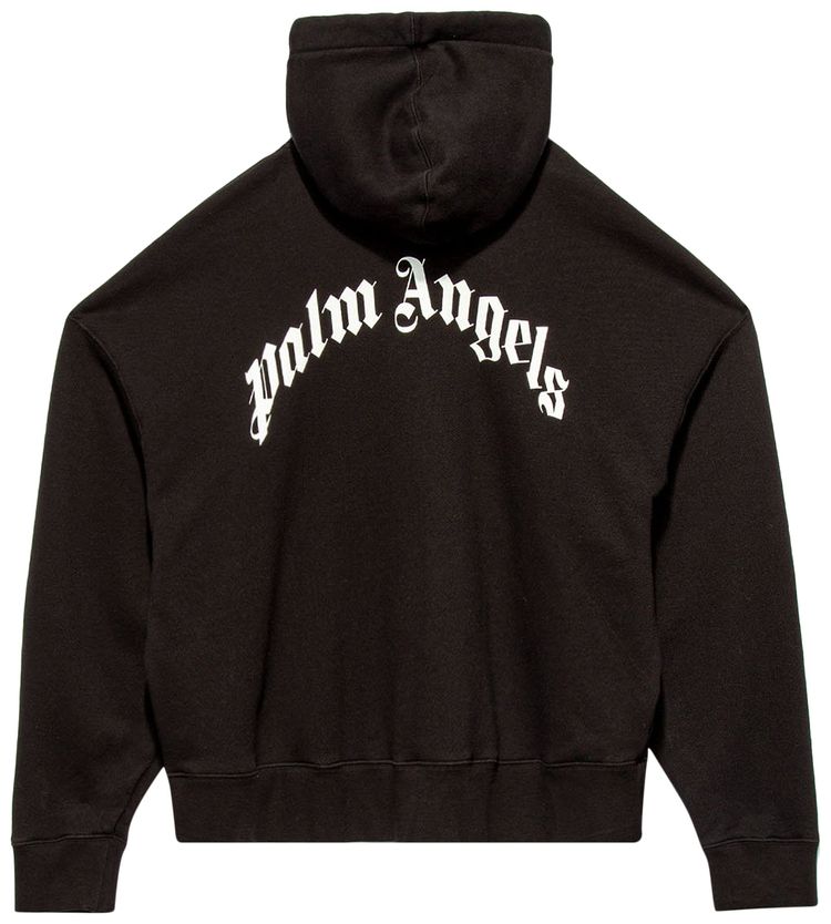 Palm Angels Small Pirate Bear Hoodie Black