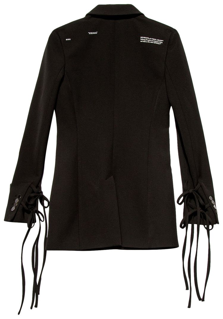 Off White Circle Strings Jacket Black