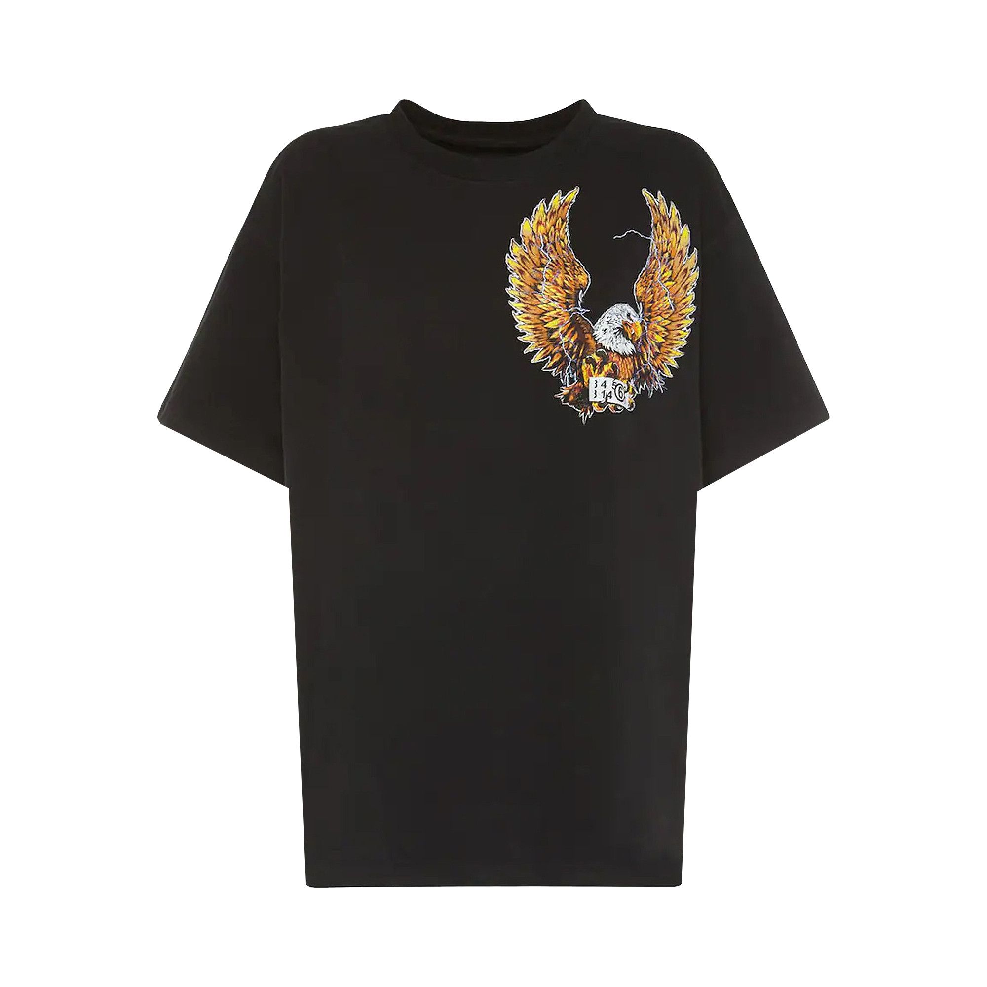 Buy MM6 Maison Margiela Eagle T-Shirt 'Black' - S52GC0215 S23962