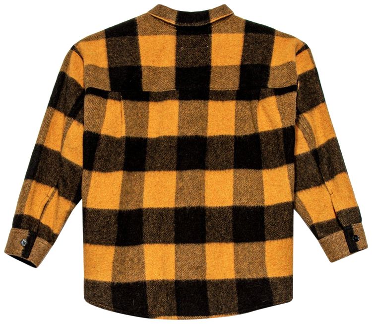 MM6 Maison Margiela Sportsjacket BlackOrange Check