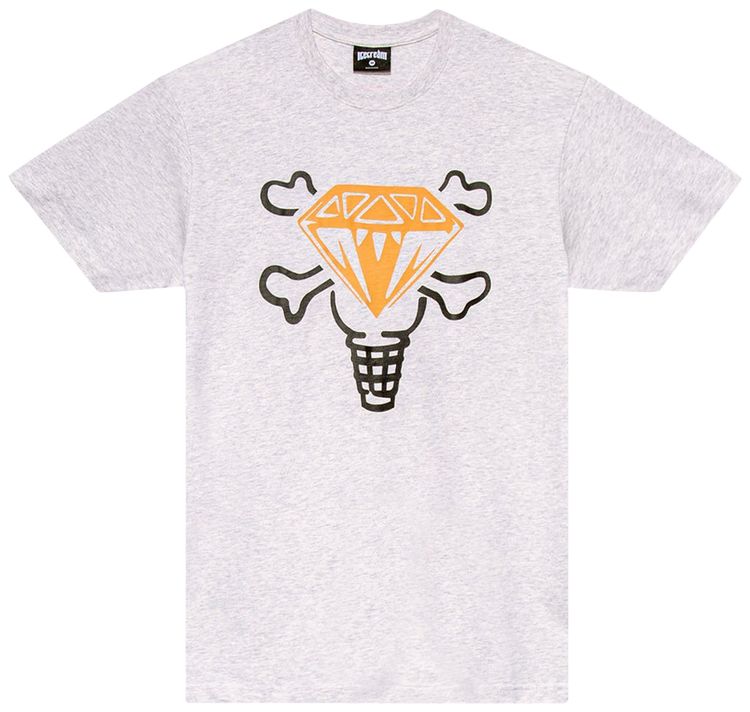 Icecream Cubic Tee Light Heather Grey