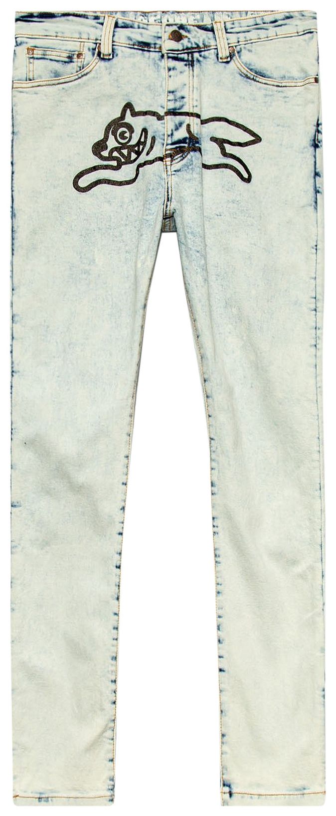 Icecream Running Dog Jean Light Blue Jean