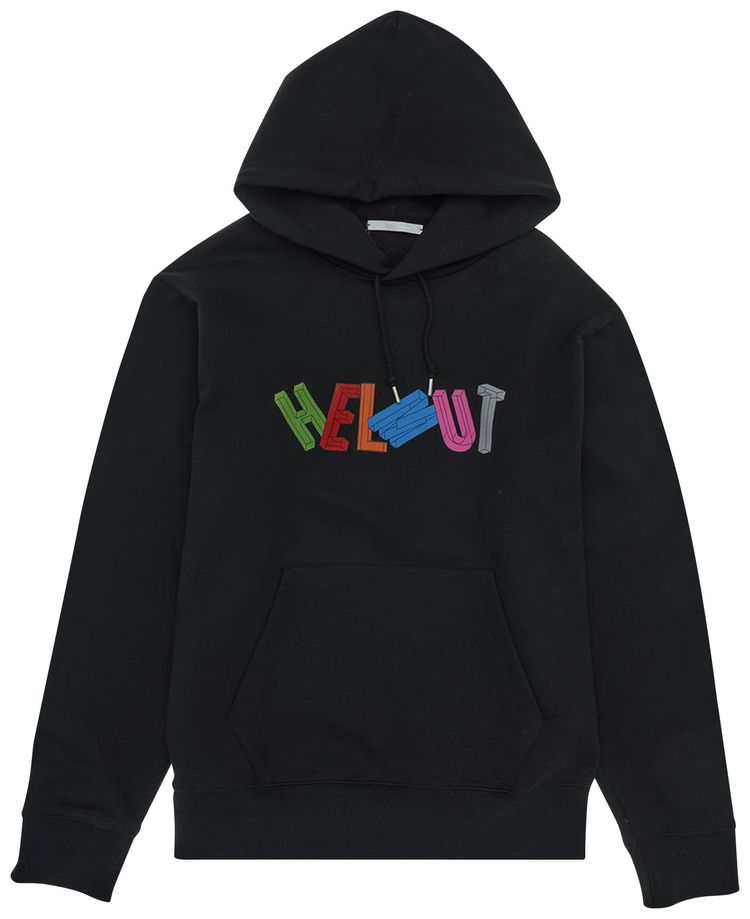 Helmut Lang 3D Hoodie Black