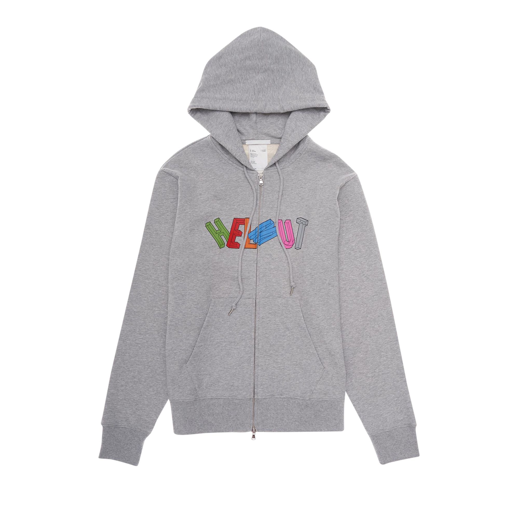 Buy Helmut Lang 3D Zip Hoodie Vapor Heather L05HM511 VAPO GOAT