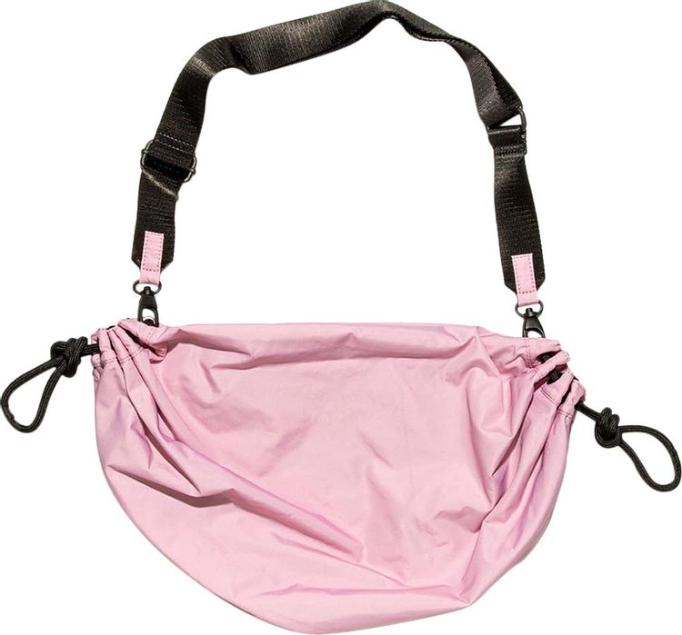 GANNI Seasonal Recycled Tech Bag Pink Nectar