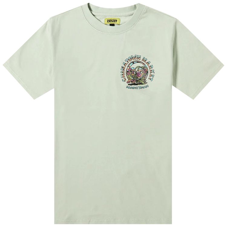 Chinatown Market Terrarium Co Exist Tee Tea Green