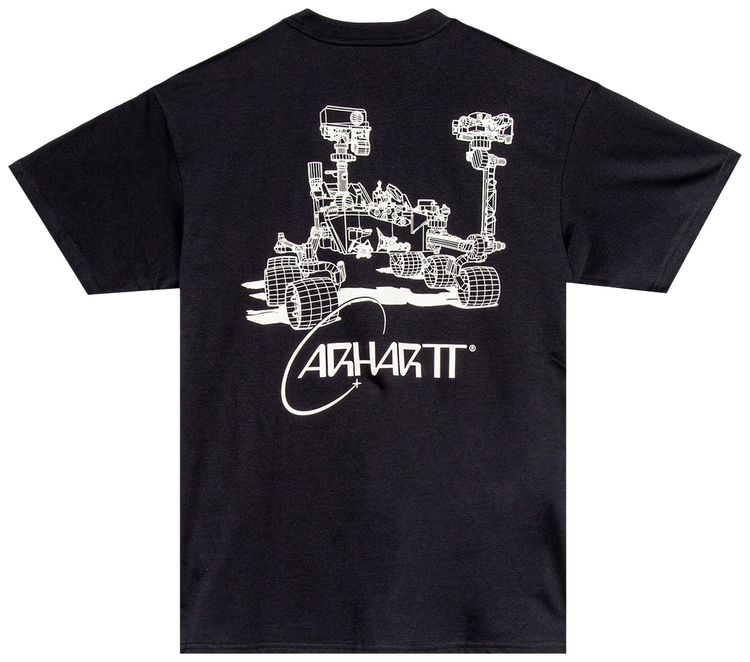 Carhartt WIP Short Sleeve Orbit T Shirt Dark NavyWhite
