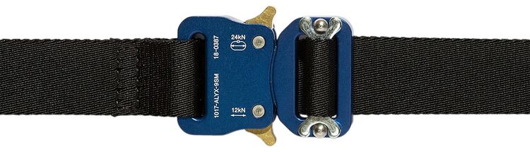 1017 ALYX 9SM Medium Rollercoaster Belt BlackBlue
