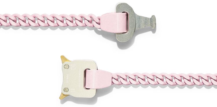 1017 ALYX 9SM Chainlink Buckle Bracelet Soft Pink