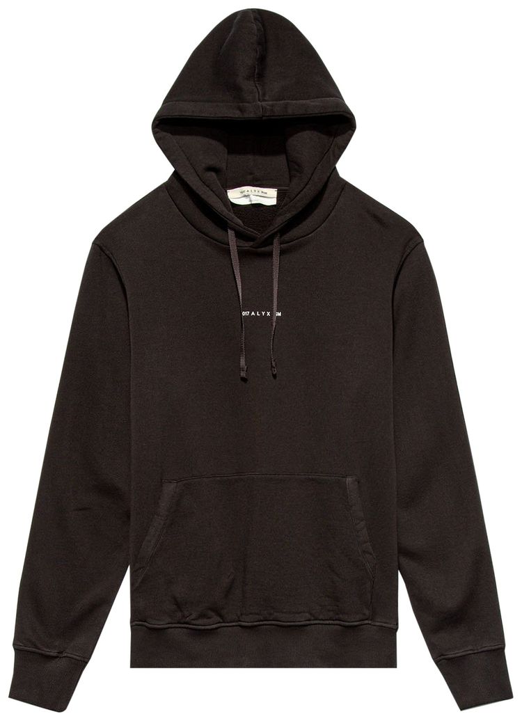 1017 ALYX 9SM Collection Logo Hooded Sweatshirt Black