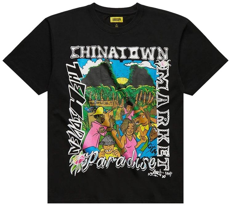Chinatown Market Mad Riddim T Shirt Black