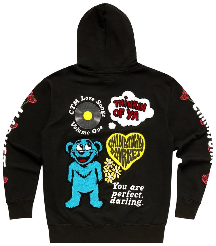 Chinatown Market Be Mine Hoodie Black