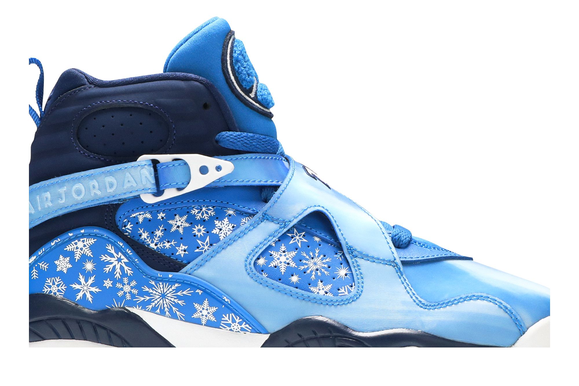 Blue snowflake jordans best sale