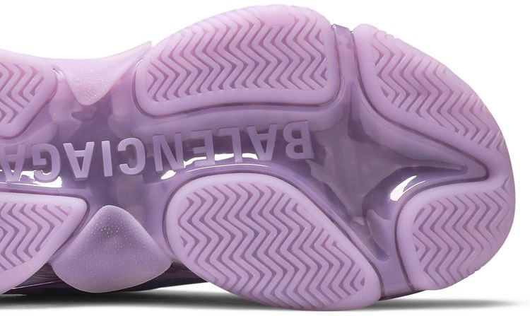 Balenciaga Wmns Triple S Sneaker Clear Sole   Light Lilac