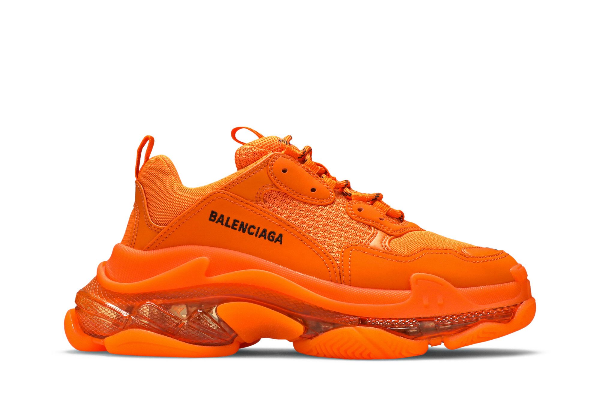 Balenciaga triple s clear sole on feet store