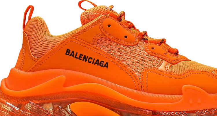 Balenciaga Wmns Triple S Sneaker Clear Sole   Orange