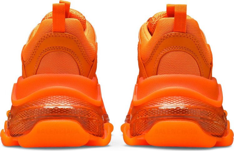 Balenciaga Wmns Triple S Sneaker Clear Sole   Orange