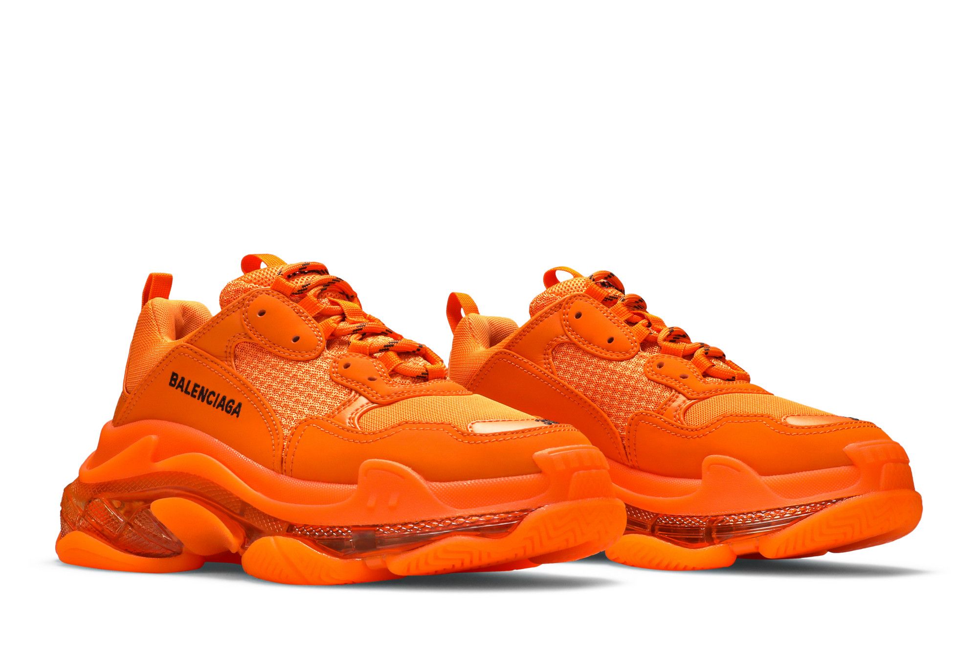 Triple s balenciaga orange top