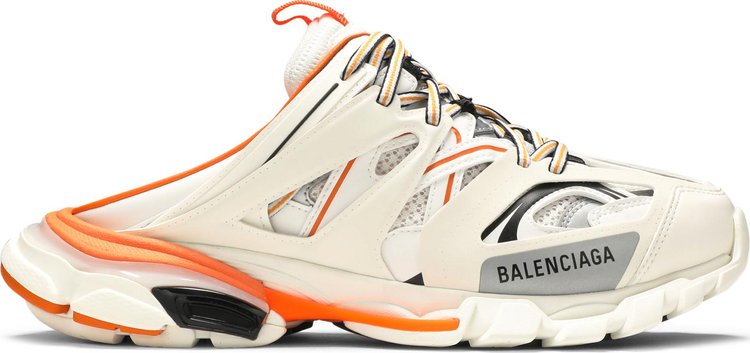 Balenciaga Track Mule 'White Orange'