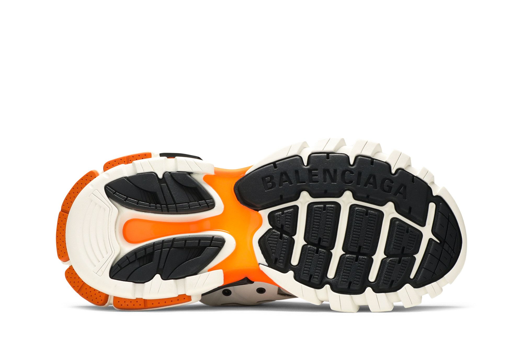 Size 6.0 Balenciaga Track Mule 'White Orange'