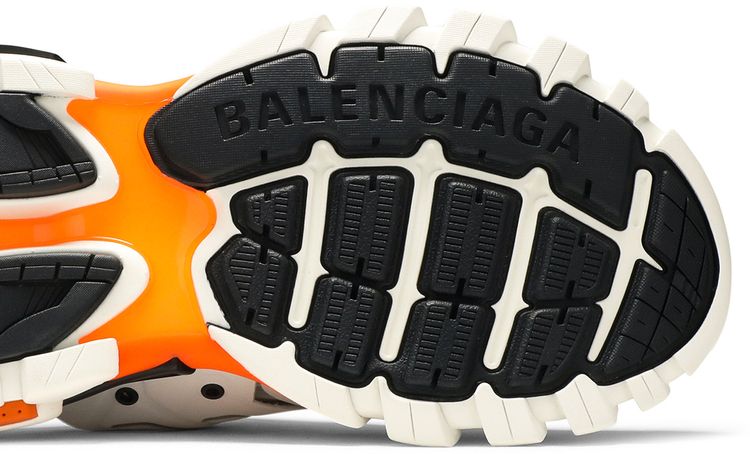 Balenciaga Track Mule White Orange
