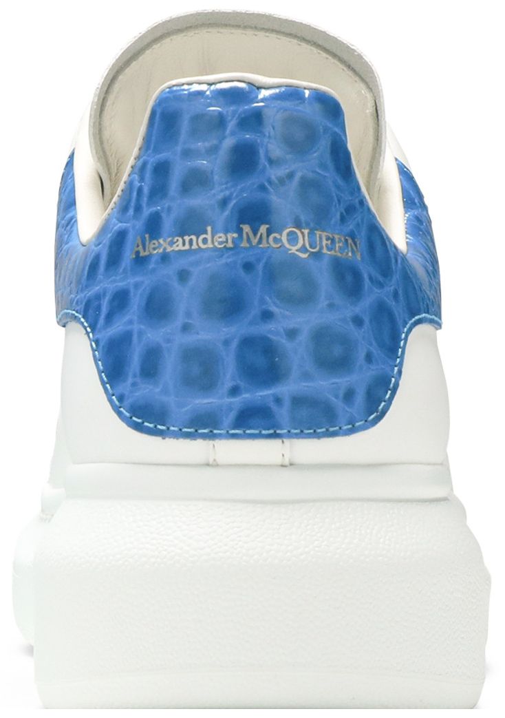 Alexander McQueen Oversized Sneaker Ultramarine Crocodile