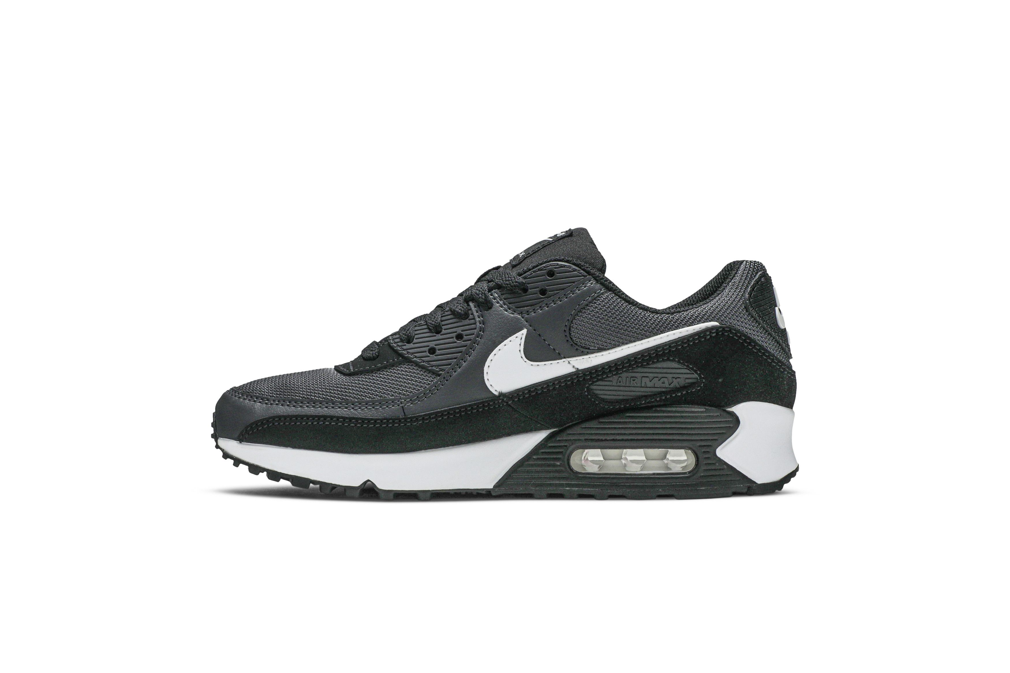 Black and white nike air max 90 mens on sale