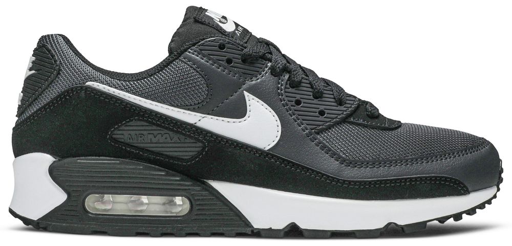 air max 90 black white grey