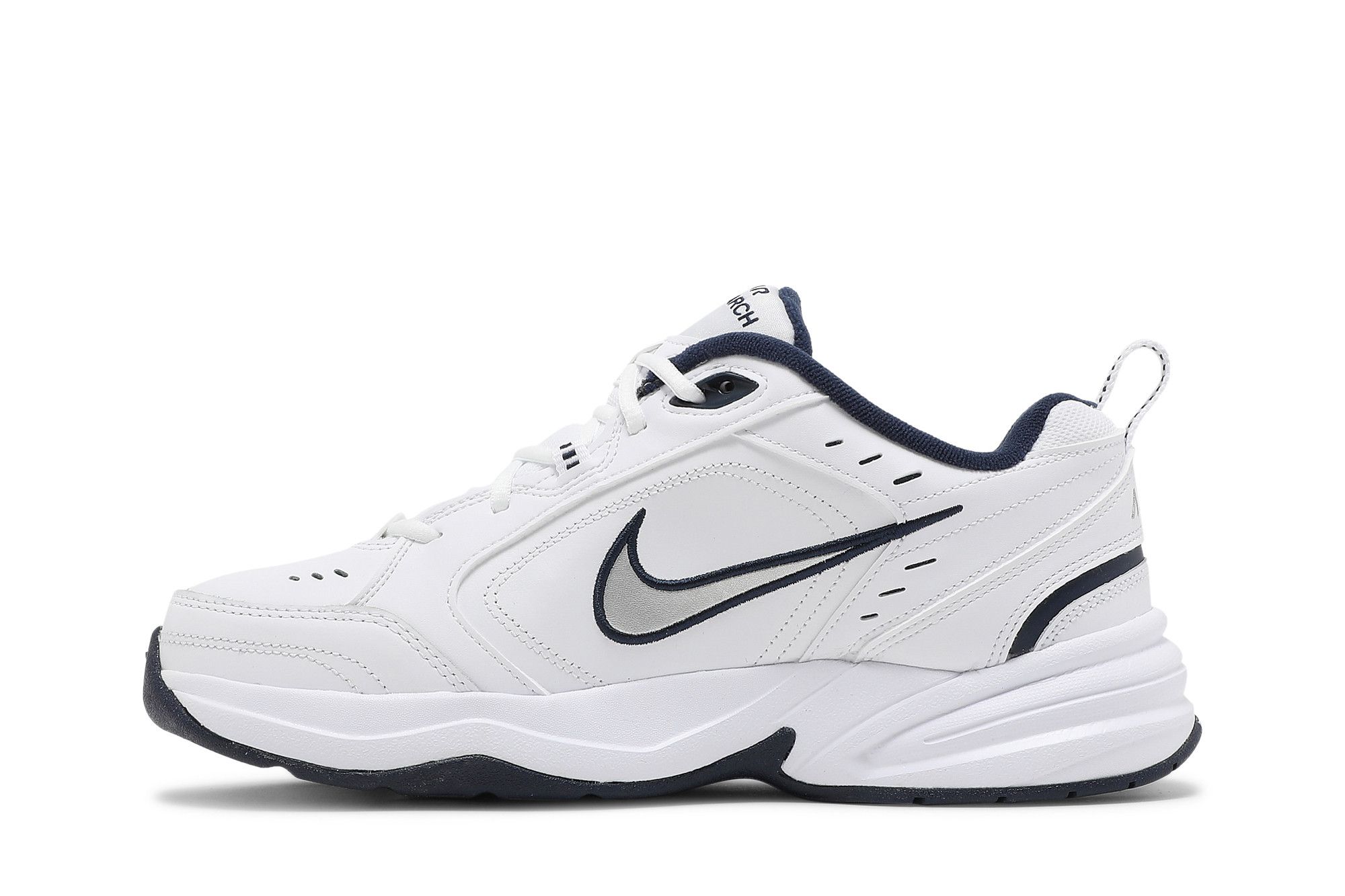 Buy Air Monarch IV White Navy 415445 102 GOAT