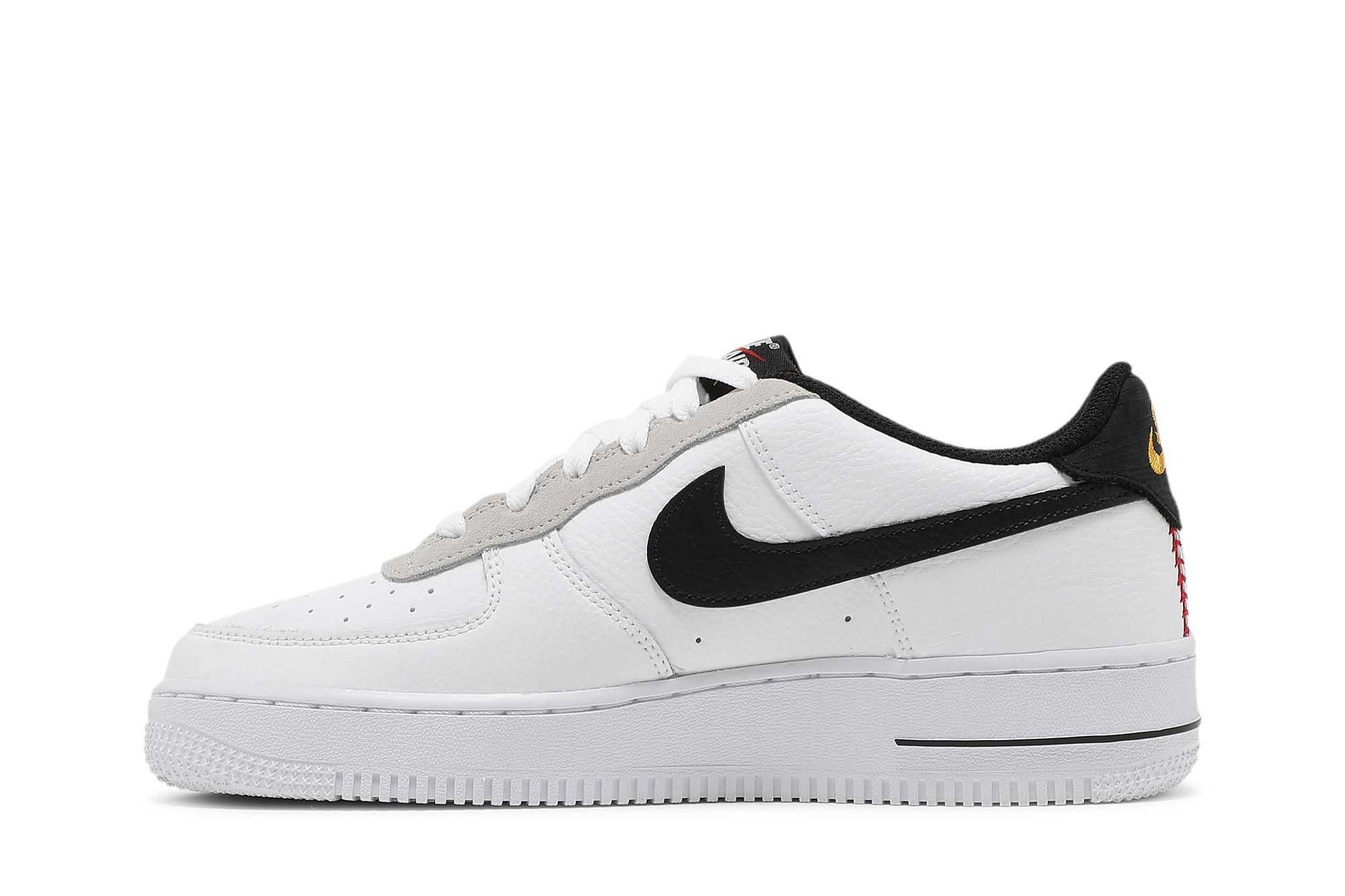 Junior air force 1 white and black shop