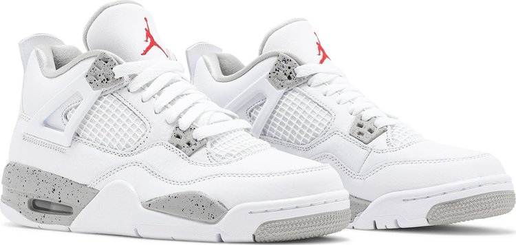 Air Jordan 4 Retro GS White Oreo