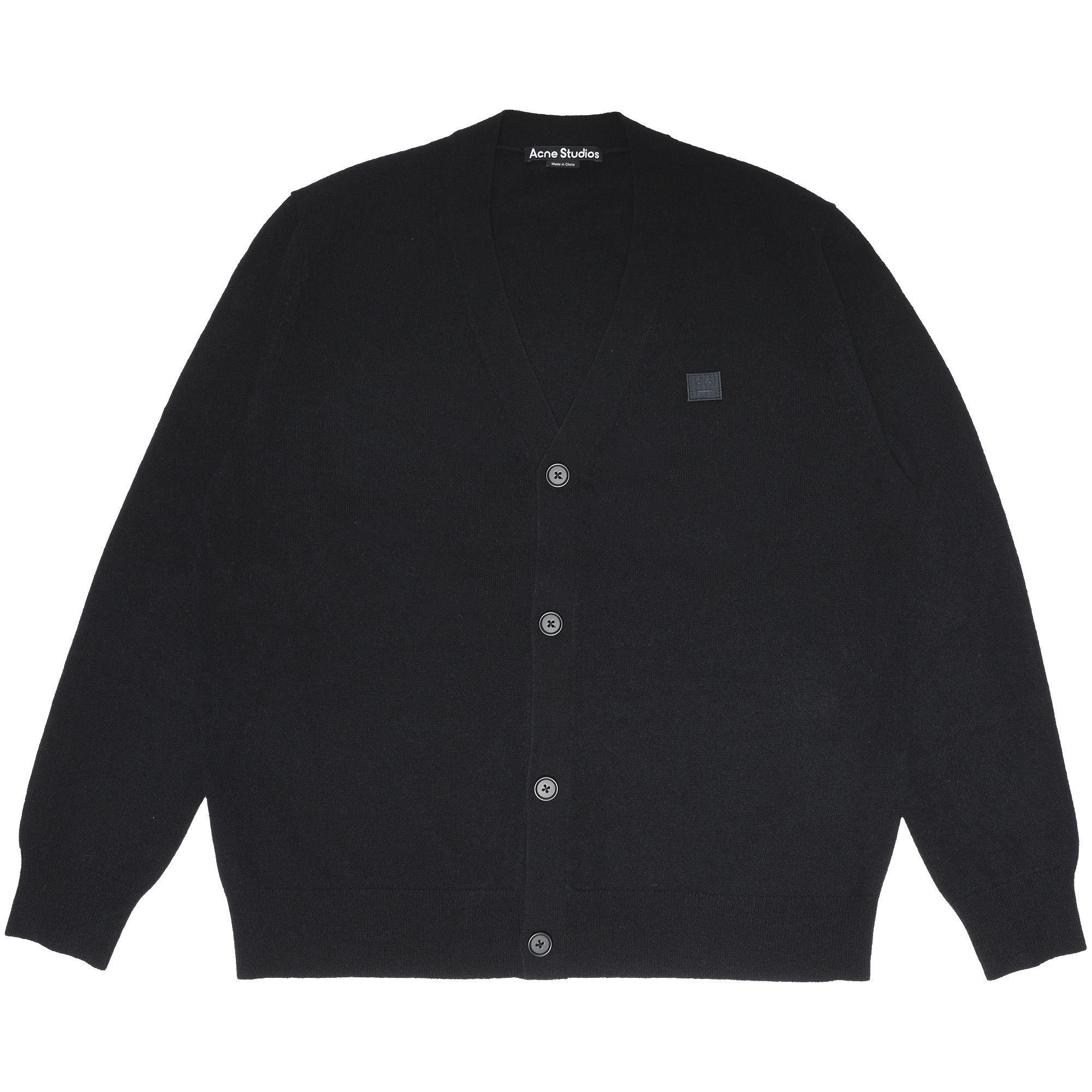 Acne Studios カーディガン　ブラック Acne Studios - Fitted cardigan - yak wool - Black