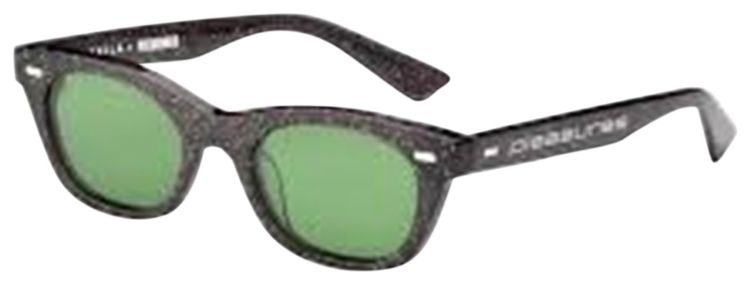 Pleasures Method Sunglasses Black Sparkle