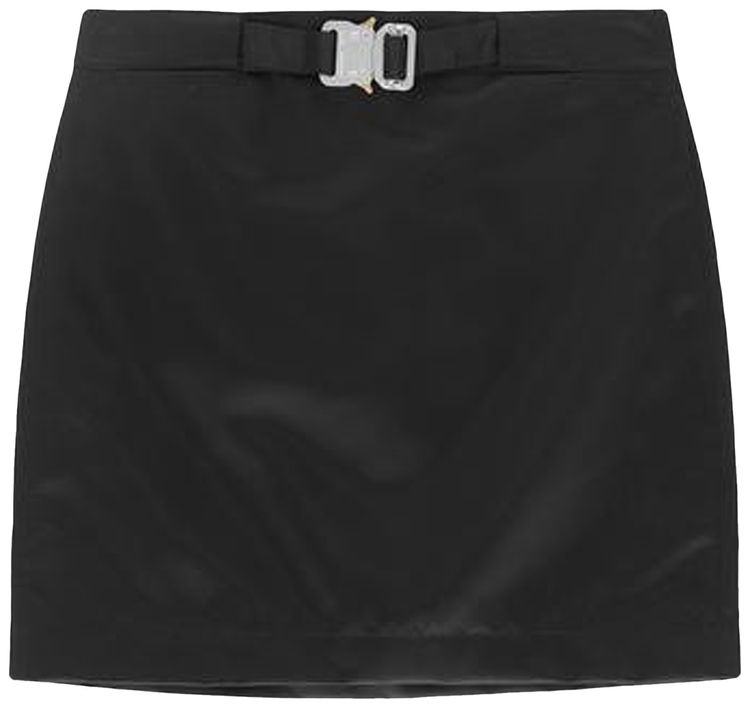 1017 ALYX 9SM Buckle Nylon Satin Skirt Black