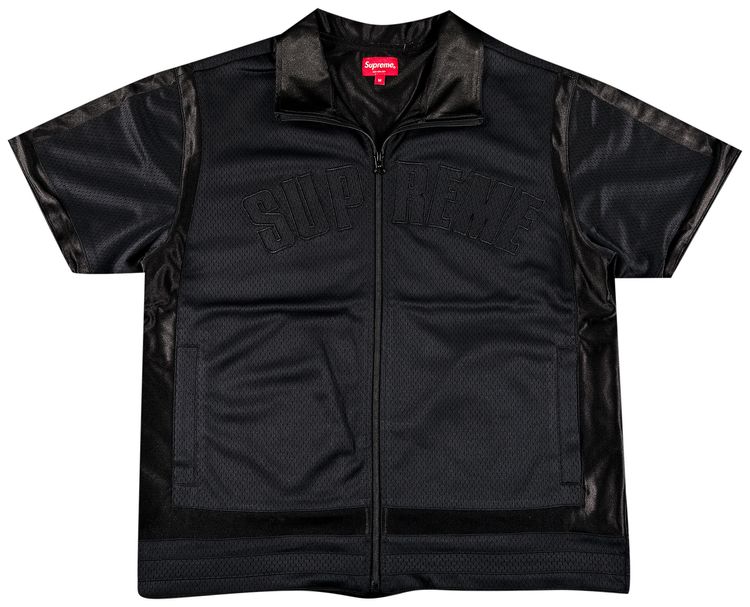 Supreme Mesh Warm Up Top Black
