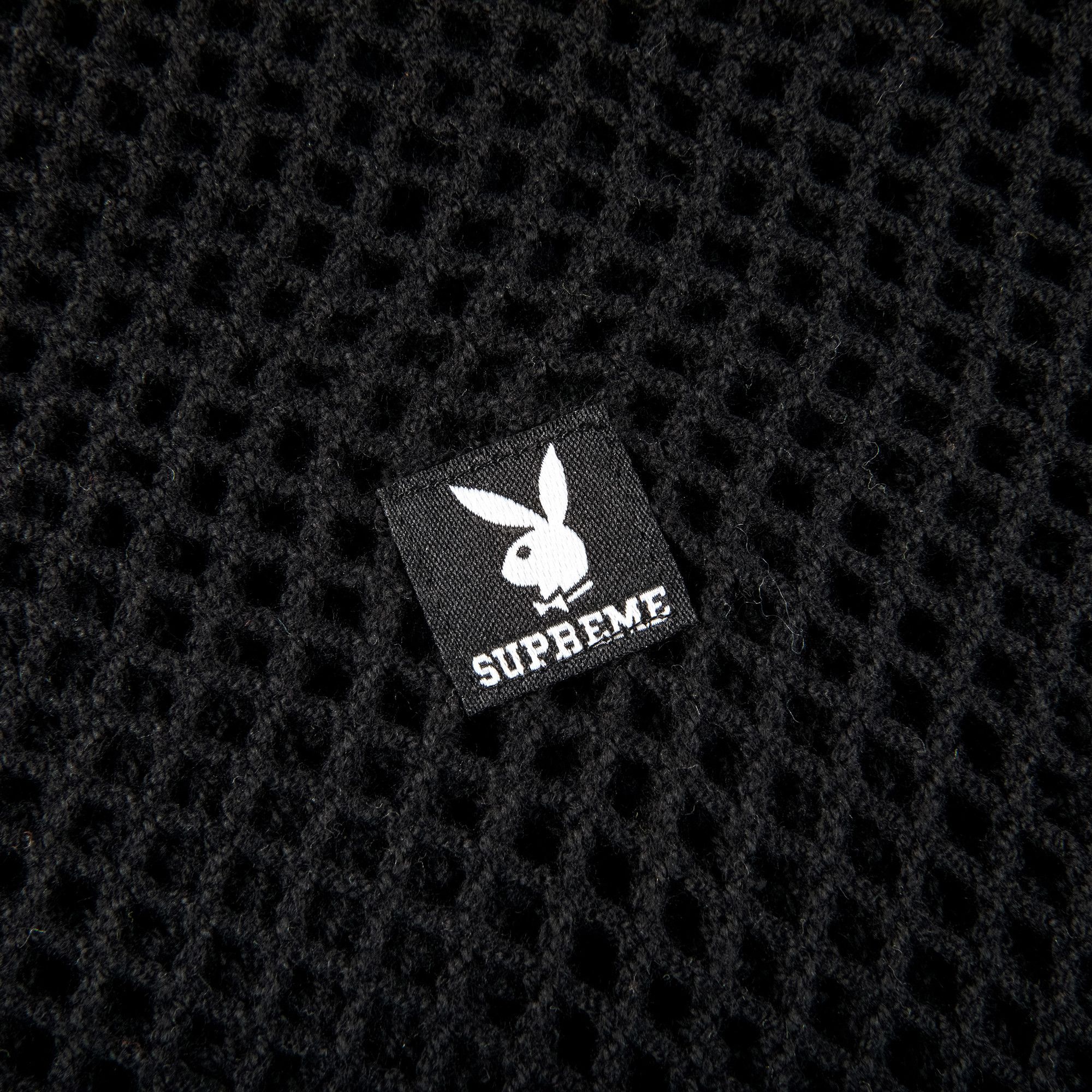 Supreme Playboy ボタン付きシャツ M ブラック Supreme Playboy Football short sleeve T-shirt Jersey color