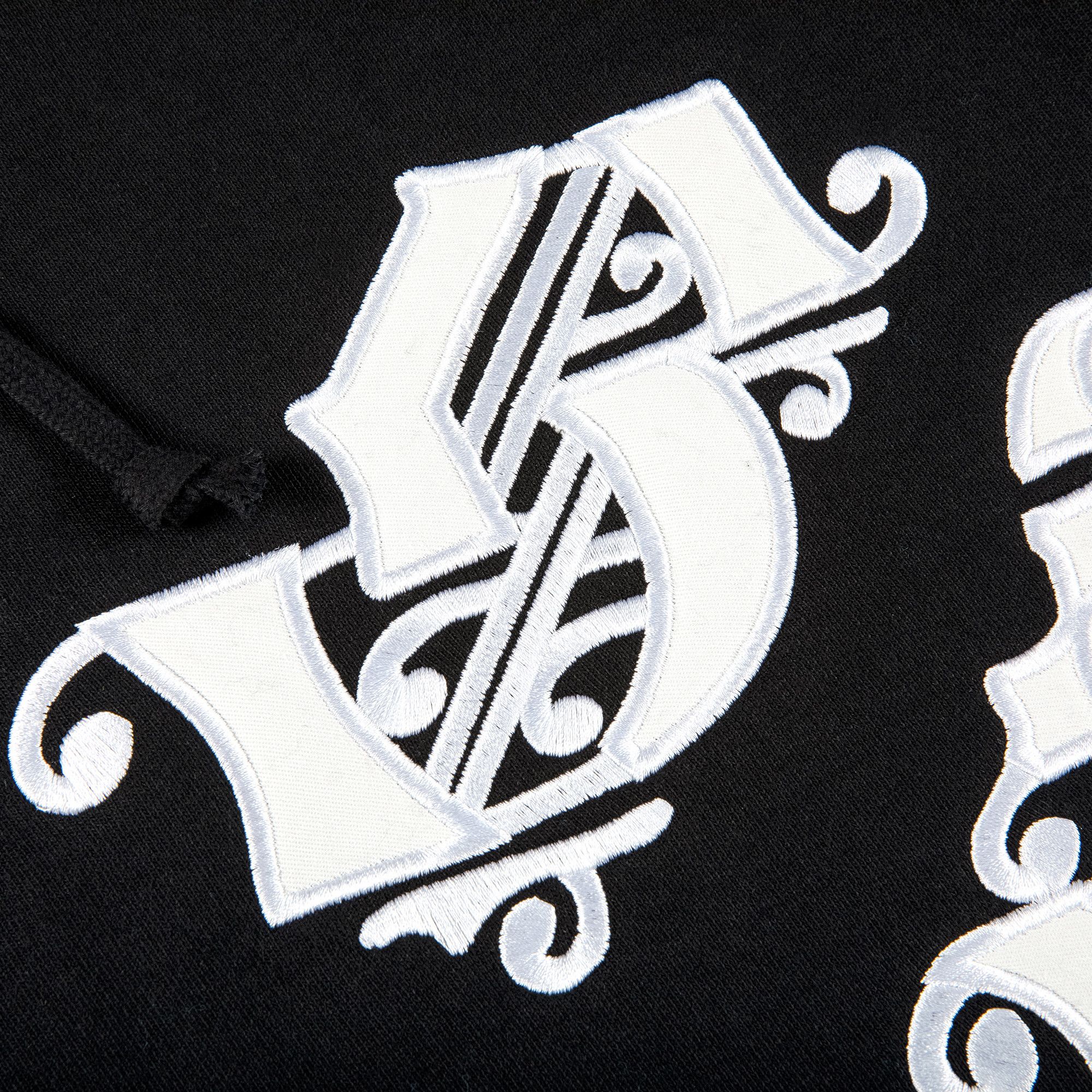 Buy Supreme Old English Wrap Hooded Sweatshirt 'Black' - SS21SW27