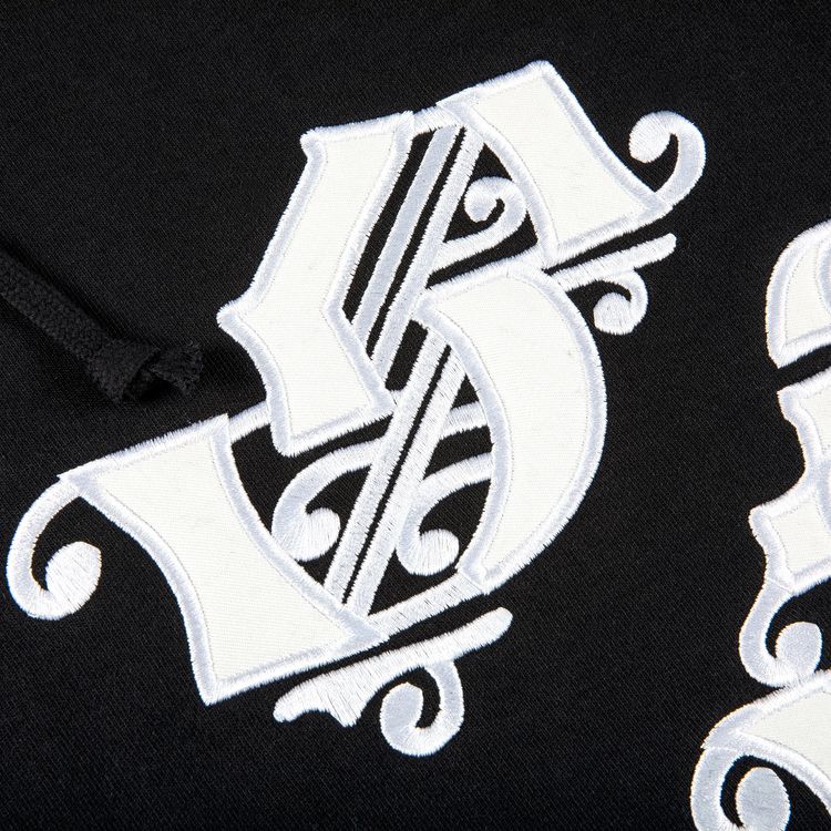 Supreme Old English Wrap Hooded Sweatshirt Black