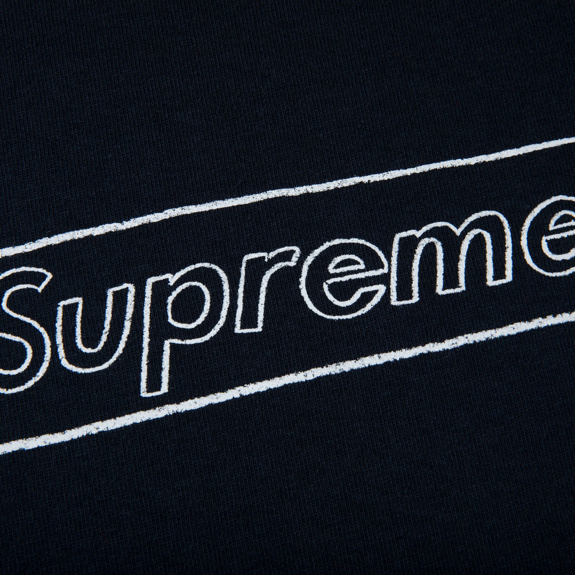 Buy Supreme x KAWS Chalk Logo Tee 'Navy' - SS21T7 NAVY | GOAT