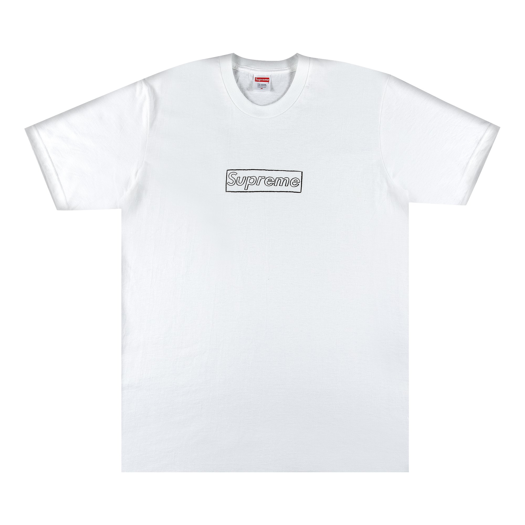 Supreme x KAWS Chalk Logo Tee 'White' | GOAT