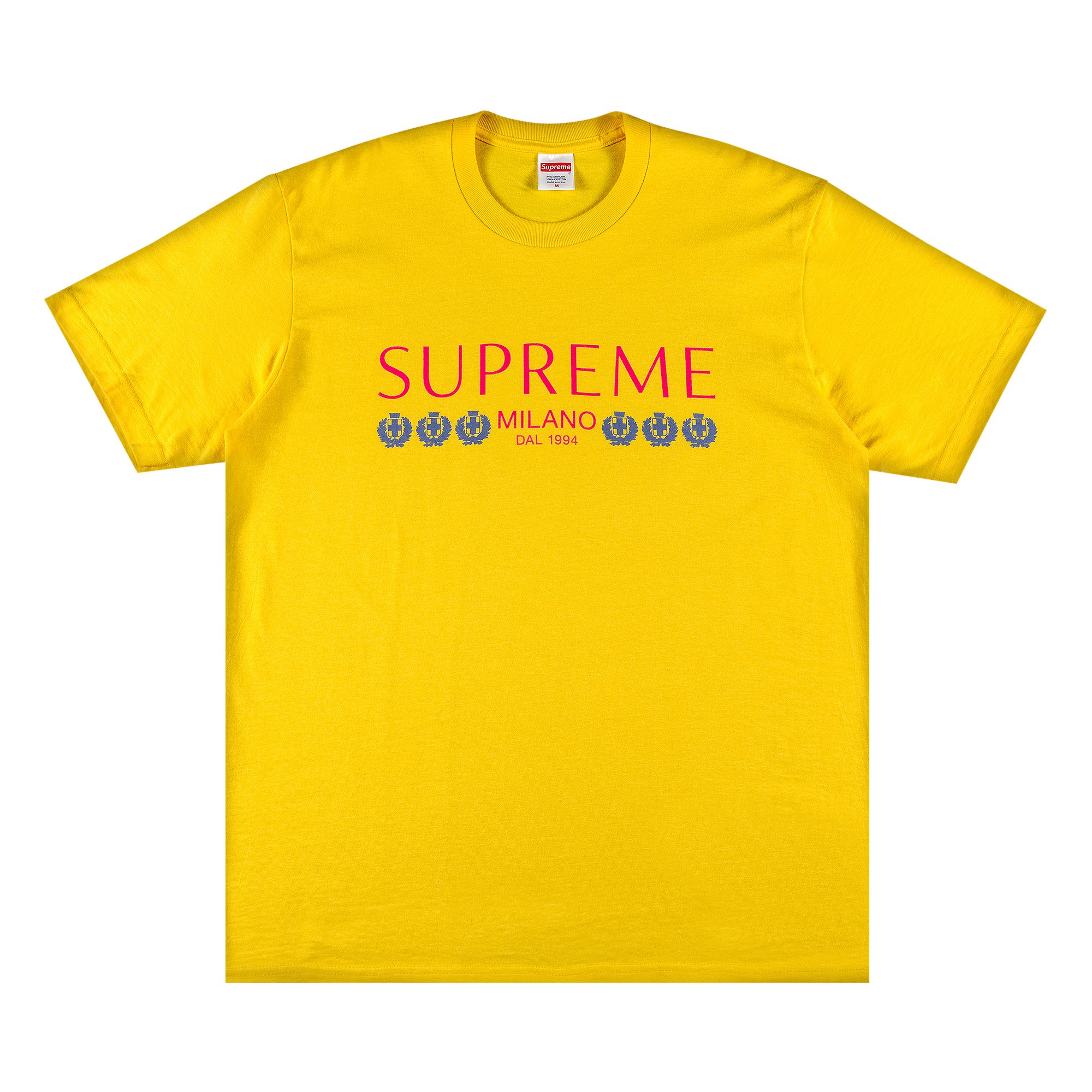 Supreme Milano Tee 'Yellow'