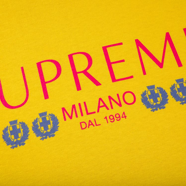 Supreme Milano Tee Yellow