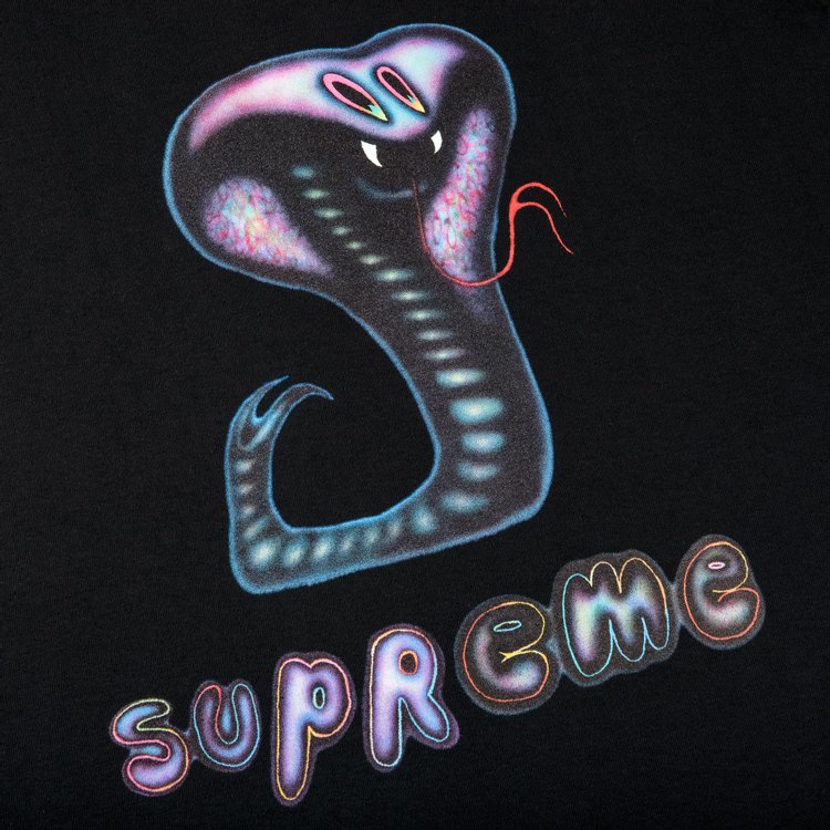 Supreme Snake Tee Black